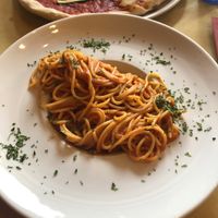 Tomato spaghetti   at Ai Cesendeli in Burano