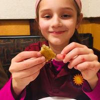 My child loves the samosas! at Sizzler Cuisine of India in Jackson