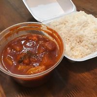 Aloo Gobi with Basmati Rice at Sizzler Cuisine of India in Jackson