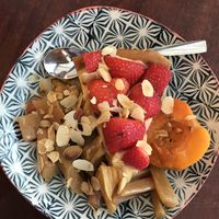 Dessert at Ventre Content in Liege