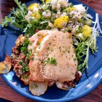 Moussaka at Ventre Content in Liege