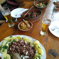 Vegan buffet at Villa Dihovo at Villa Dihovo in Dihovo