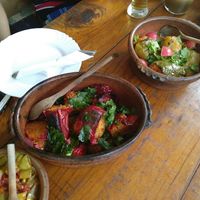 Vegan buffet at Villa Dihovo at Villa Dihovo in Dihovo