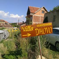 Entrance sign at Villa Dihovo in Dihovo