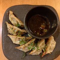 Vegan gyoza at BON in Prague