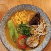 Vegan ramen at BON in Prague