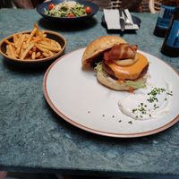 Vegan burger at The Green Affair - Chiado in Lisbon