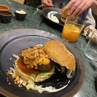 Burgers from The Green Affair, this one with Seitan at The Green Affair - Chiado in Lisbon