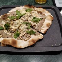 Mushroom Pizza. at The Green Affair - Chiado in Lisbon