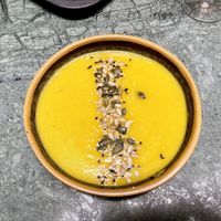 Vegan soup   at The Green Affair - Chiado in Lisbon