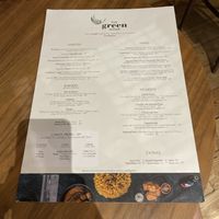 Green Affair Menu at The Green Affair - Chiado in Lisbon