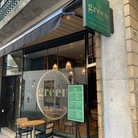 Entrance at The Green Affair - Chiado in Lisbon