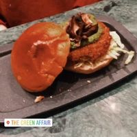 Hamburger quinoa   at The Green Affair - Chiado in Lisbon