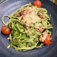 Pesto pasta  at The Green Affair - Chiado in Lisbon