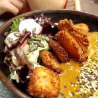 Katsu curry at The Green Affair - Chiado in Lisbon