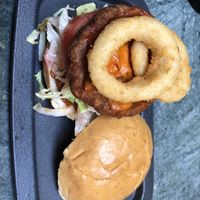 Green burger  at The Green Affair - Chiado in Lisbon