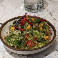 Gluten free vegan cucumber ceviche at The Green Affair - Chiado in Lisbon