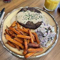 Seitan steak  at The Green Affair - Chiado in Lisbon