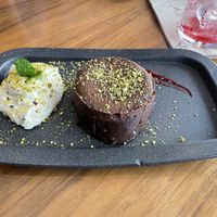 Chocolate pudding  at The Green Affair - Chiado in Lisbon