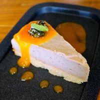 Pumpkin cheesecake at The Green Affair - Chiado in Lisbon