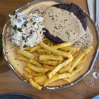 Seitan steak with pepper sauce  at The Green Affair - Chiado in Lisbon