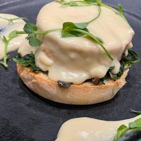 Eggs benedict at The Green Affair - Chiado in Lisbon