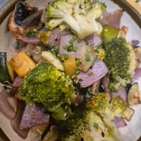 Roasted veg at The Green Affair - Chiado in Lisbon