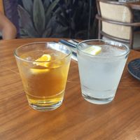 Homemade ice tea and lemonade at The Green Affair - Chiado in Lisbon