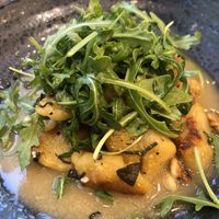 Pumpkin gnocchi with mushroom sauce at The Green Affair - Chiado in Lisbon