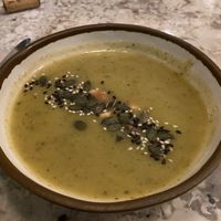 Vegetable soup at The Green Affair - Chiado in Lisbon