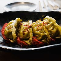 Gyozas (starter) at The Green Affair - Chiado in Lisbon
