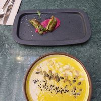 Gyōzas and soup at The Green Affair - Chiado in Lisbon