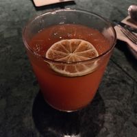 watermelon and pineapple juice at The Green Affair - Chiado in Lisbon