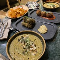 Vegetable soup  at The Green Affair - Chiado in Lisbon