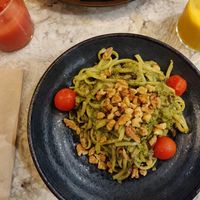 Linguini Pasta at The Green Affair - Chiado in Lisbon