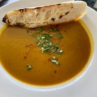Roasted pumpkin apple bisque  at Darbster in West Palm Beach