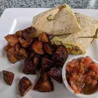 vegan breakfast burritos 😋 at Darbster in West Palm Beach