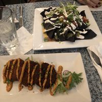 Nachos & Palm cakes at Darbster in West Palm Beach