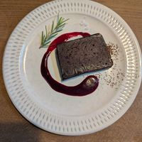 Chocolate terrine at Cafe Pony in Kumamoto