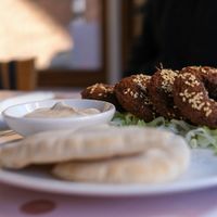 Falafel at Alexandria Café in Margate
