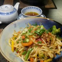 Thai Pad (ordered with mention no egg) at Yathida Noodle House in Ypres