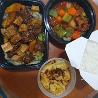 Sweet and sour chicken at Enjoy Vegetarian - Financial District in San Francisco