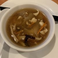 Wonton sweet and sour soup   at Enjoy Vegetarian - Financial District in San Francisco