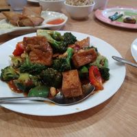 Kung Pao Tofu at Enjoy Vegetarian - Financial District in San Francisco
