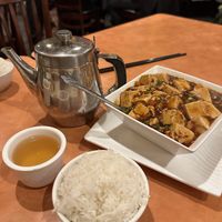 Mapo Tofu Great but super hot  at Enjoy Vegetarian - Financial District in San Francisco