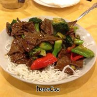 Mongolian beef at Enjoy Vegetarian - Financial District in San Francisco