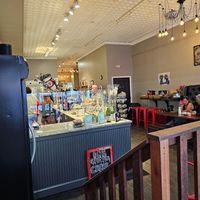 Cute fun interior at The Red Bean in Annapolis