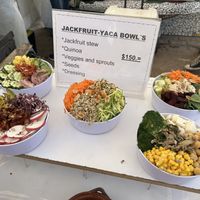 Bowl options  at Productos Veganos Rancho San Agustín in Puerto Vallarta
