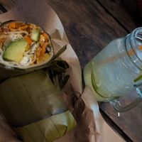 Guadalupano vegan at Mi Burrito Bacalar in Bacalar