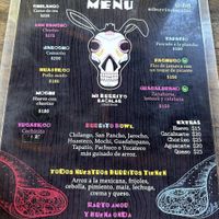 Menu  at Mi Burrito Bacalar in Bacalar